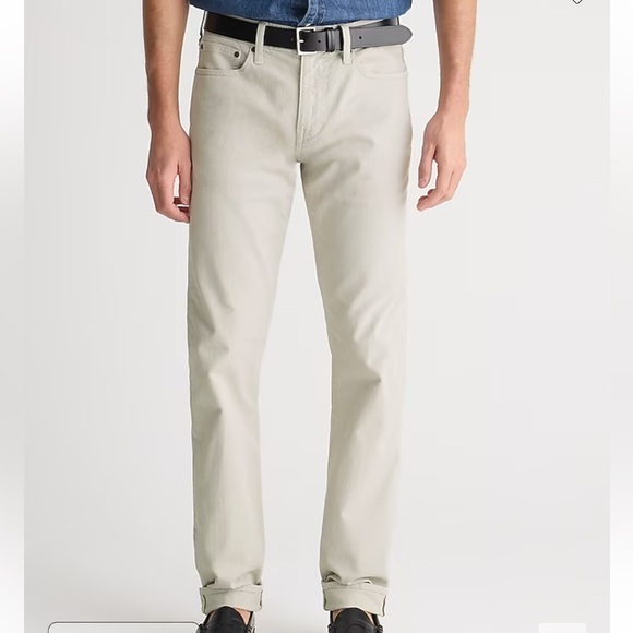 J crew 484 Slim-fit garment-dyed five-pocket pant jet grey - Picture 4 of 6